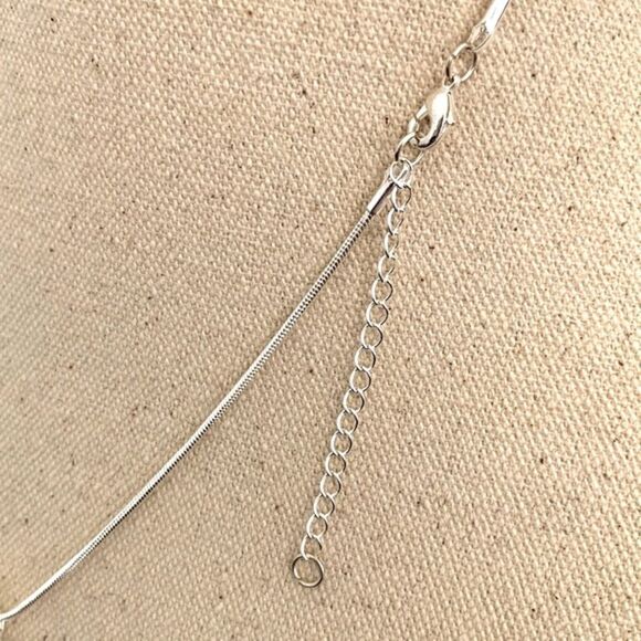 Open Heart Crystal Friendship Necklace Gift Made with Crystals from Swarovski NE - Picture 8 of 9